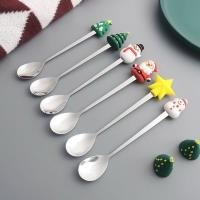 Silicone-Handle Stainless Steel Teaspoon
