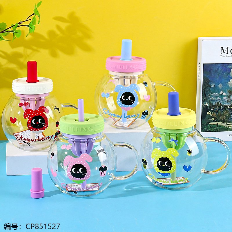 Glass Straw Tumbler 4003-1 1100ml [CP851527]