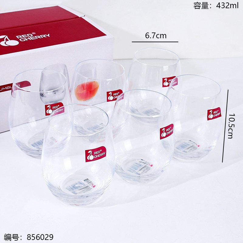 Glass Drinking Cup HS7033 432ml [856029]