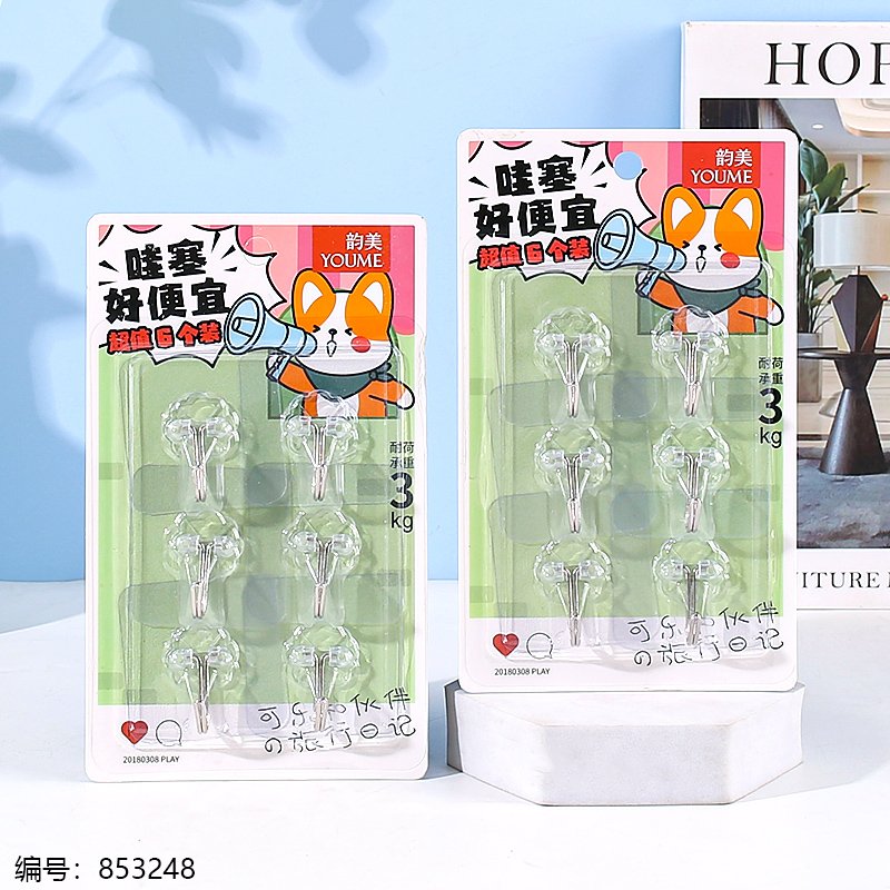 Adhesive Hooks 1098 6 [853248]