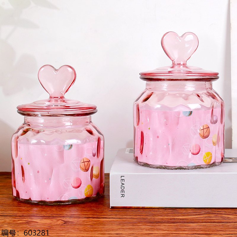 Glass Storage Jar T688 650ml [603281]